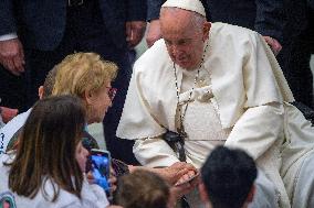 Pope Francis Meets Faithful Of Pilgrimage Of The Vocationist Family