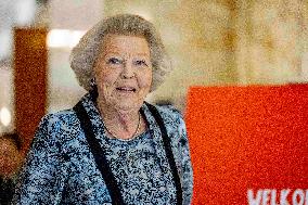 Princess Beatrix At Jantje Beton Prize 2023 - Leiden