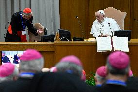 Pope Francis With Members of the Italian Bishops' Conference