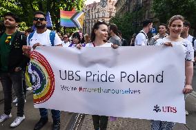Equality March In Krakow, Poland