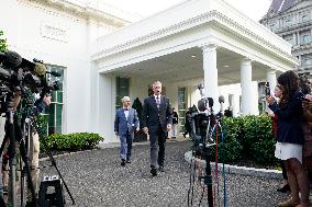 Kevin McCarthy after a meeting with Joe Biden - Washington