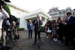 Kevin McCarthy after a meeting with Joe Biden - Washington