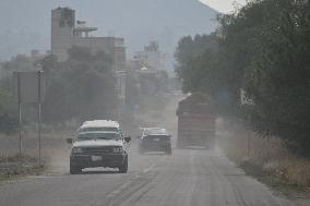 MEXICO-PUEBLA-VOLCANO-POPOCATEPETL-ERUPTION