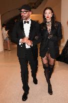 Cannes - Riccardo Tisci, Irina Shayk And Stella Maxwell Exit The Martinez