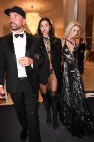 Cannes - Riccardo Tisci, Irina Shayk And Stella Maxwell Exit The Martinez