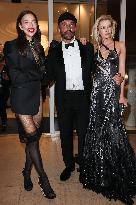 Cannes - Riccardo Tisci, Irina Shayk And Stella Maxwell Exit The Martinez