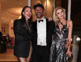 Cannes - Riccardo Tisci, Irina Shayk And Stella Maxwell Exit The Martinez