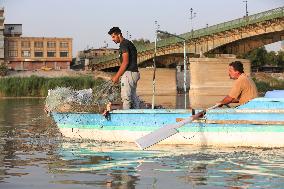 IRAQ-BAGHDAD-FISHERY-CHALLENGES