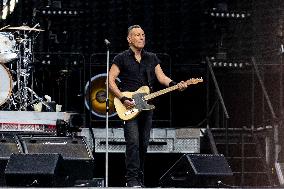 Bruce Springsteen And The E Street Band Perform In Rome Italy