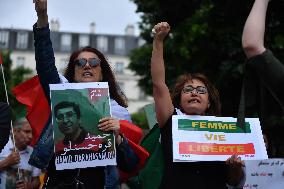 Rally Against Repression And Executions In Iran - Paris