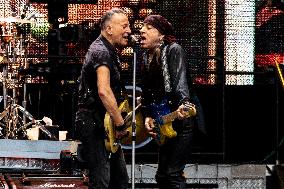 Bruce Springsteen And The E Street Band Perform In Rome Italy