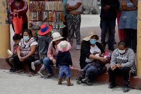 Government Of Puebla Shows Evacuation Route In Case Of Activation Of Red Phase In Case Of Explosion Of Popocatepetl Volcano, Mex