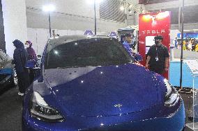 Electric Vehicles Show In Indonesia