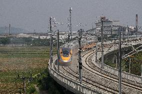 Jakarta Bandung Highspeed Train Trial In Bandung