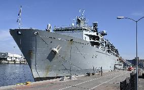 HMS Albion visiting Helsinki