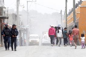 Popocatepetl Volcano Erupts - Mexico