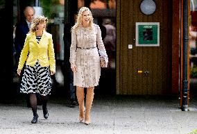 Queen Maxima At A Meeting About Appropriate Care - Austerlitz