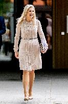 Queen Maxima At A Meeting About Appropriate Care - Austerlitz