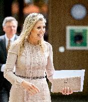 Queen Maxima At A Meeting About Appropriate Care - Austerlitz