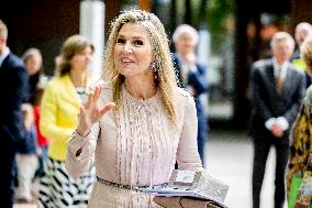 Queen Maxima At A Meeting About Appropriate Care - Austerlitz