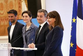 (SP)FRANCE-PARIS-OLYMIC OPENING CEREMONY-PROTOCOL SIGNING