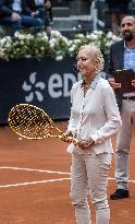 Martina Navratilova Awarded With Golden Racket At The Foro Italico - Rome