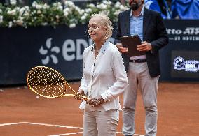 Martina Navratilova Awarded With Golden Racket At The Foro Italico - Rome