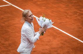 Martina Navratilova Awarded With Golden Racket At The Foro Italico - Rome