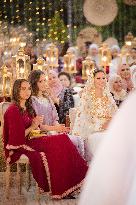 Queen Rania of Jordan Hosts a Dinner Prior to Royal Wedding - Amman
