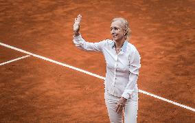 Martina Navratilova Awarded With Golden Racket At The Foro Italico - Rome