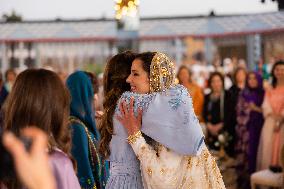 Queen Rania of Jordan Hosts a Dinner Prior to Royal Wedding - Amman