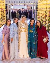 Queen Rania of Jordan Hosts a Dinner Prior to Royal Wedding - Amman