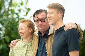 Cannes Fallen Leaves Photocall AM