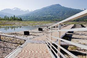 The Water Level Of The Serre-Ponçon Lake