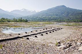 The Water Level Of The Serre-Ponçon Lake