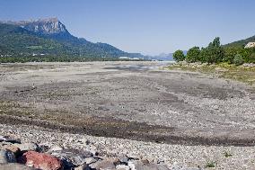 The Water Level Of The Serre-Ponçon Lake