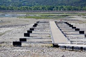 The Water Level Of The Serre-Ponçon Lake