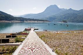 The Water Level Of The Serre-Ponçon Lake