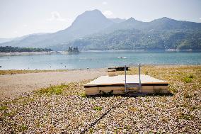 The Water Level Of The Serre-Ponçon Lake