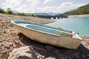 The Water Level Of The Serre-Ponçon Lake