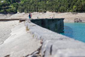 The Water Level Of The Serre-Ponçon Lake