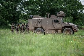 Presentation Of The Serval, The New Army Armored Vehicle - Caylus