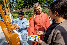 Queen Maxima Launching A Music Campaign - The Hague