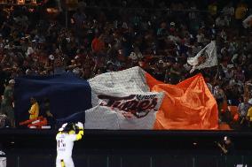 Diablos Rojos Of Mexico Vs Tigres Of Quintana Roo- Mexican Baseball League