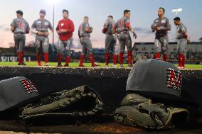 Diablos Rojos Of Mexico Vs Tigres Of Quintana Roo- Mexican Baseball League