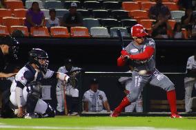 Diablos Rojos Of Mexico Vs Tigres Of Quintana Roo- Mexican Baseball League