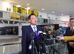 U.S.-NEW YORK-CHINA-NEW AMBASSADOR TO U.S.-ARRIVAL