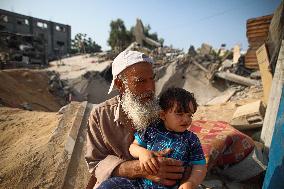Aftermath Of Israeli Airstrikes - Gaza