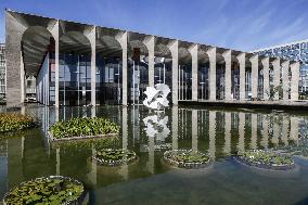 BRAZIL-BRASILIA-MONUMENTAL AXIS-SCENERY