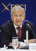 Ex-Malaysian Prime Minister Mahathir in Tokyo